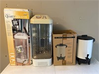 Lakewood Quartz Heater + West Bend Coffee