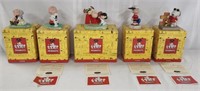 Lot (5) Collectable Hallmark Snoopy Figures