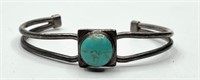 Sterling Turquoise Cuff Bracelet