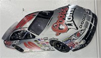 (AD) Coors Light NASCAR Metal Sign. 32 x 17.5"