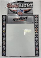 (AD) Coors Light NFL Whiteboard. 21 x 32 in.