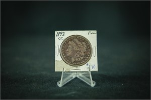 1892-CC Morgan Silver Dollar