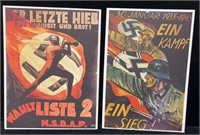 (2) WWII Propaganda Posters