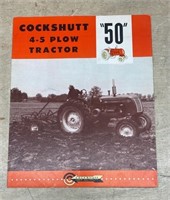 Cockshutt 4-5 "50" Plow Tractor Fold Out