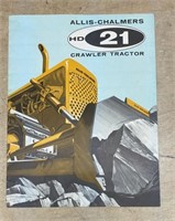 Allis Chalmers HD 21 Crawler Tractor Pamphlet (15