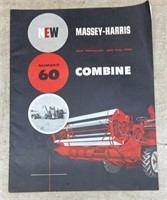 Massey Harris #60 Combine Pamphlet (8 pgs.)