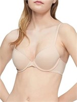 Calvin Klein Women's 34C T-shirt Bra, Nude 34C