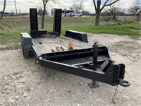 Pintle Hitch Equipment Trailer with Ramps