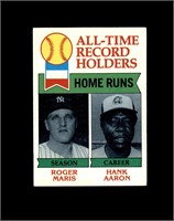 1979 Topps #413 Maris/Aaron EX-MT to NRMT+