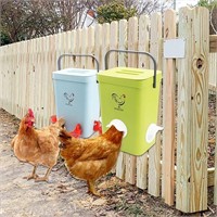 WISMOIER Chicken Feeder Set