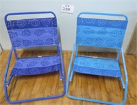2 Beach Folding Chairs