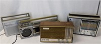 4 Vintage Portable Radios