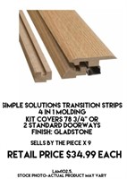 Simple Solutions Transition Strips x9 pieces