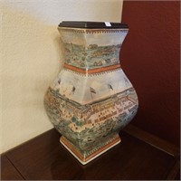 Chinese 13 Factories Repop Painted Porcelain Vase