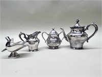Mappin & Webb, Wilcox, Superior Silver Tea Set