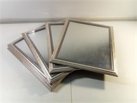 Set of 6 Silver Colored Picture Frames