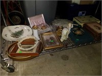 Estate Shelf Lot of Household Collectibles