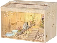 Vistatu - 2-Tier Wooden Small Animal Cage