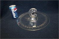 VINTAGE CLEAR GLASS COOKIE TRAY