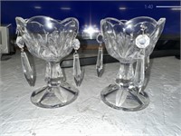 2-ROYAL LIMITED CRYSTAL GLASS DISHES