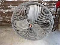 24” Oscillating wall fan with bracket, dayton