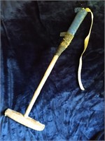 F9)Vintage Polo Mallet, Bamboo & Hardwood, Display