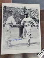 JACKIE ROBINSON AND SIGNED "SHOTGUN" PICTURE