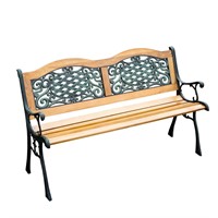 Outsunny 50" Outdoor Garden Bench, Patio Bench wit