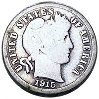 1915-S Barber Dime NICELY CIRCULATED