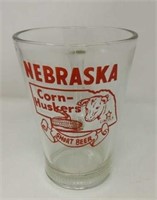 Nebraska Cornhusker Short Beer Mug