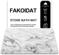 Fakoidat Stone Bath Mat  Diatomite Shower Mat