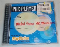 Metal Gear Solid VR Missions PS1 Game CIB