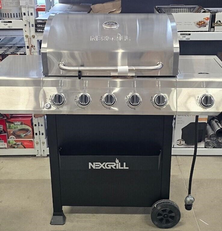 Nexgrill 5-Burner Propane Gas Grill w/ Side Burner