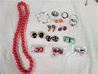 Jewelry. earrings and clip ons.