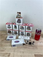 Americana Collection figurines with boxes