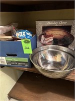 Cake Platter, Mixing Bowls & Misc Items