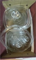 Assortment Pyrex Glass Lids