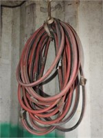 ALL HOSES HANGING ON WALL