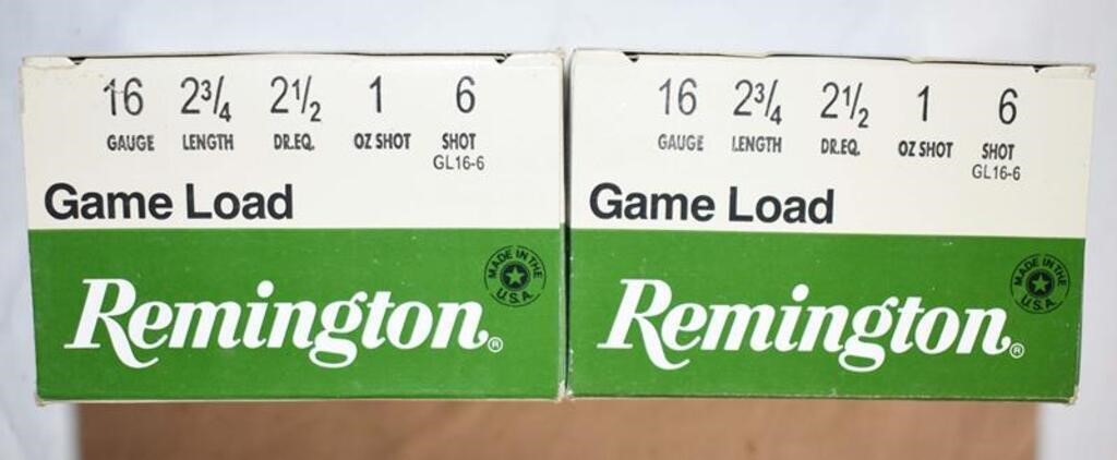 50 REMINGTON 16GA GAME LOAD SHOTSHELLS