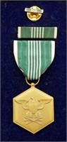 MILITARY MERIT RIBBON & PIN