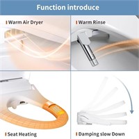 KERDE P30L Electric Bidet Toilet Seat,Bidets For