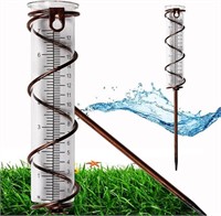 YZDTECH Rain Gauge, Glass Rain Gauges, Garden Rain