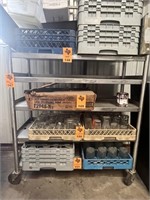 Stainless shelving unit