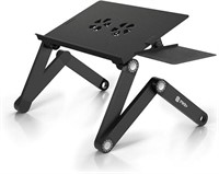 Adjustable Laptop Table Stand with Mouse Pad