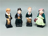 Royal Doulton 4" tall Dickens characters 4 pc