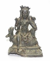 Antique bronze Guanyin Bodhisattva
