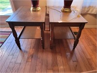 2 END TABLES 19 X 26 X 21"H