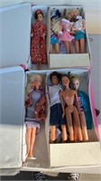 Barbies in cases