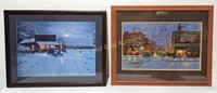2 Framed Landscape Prints