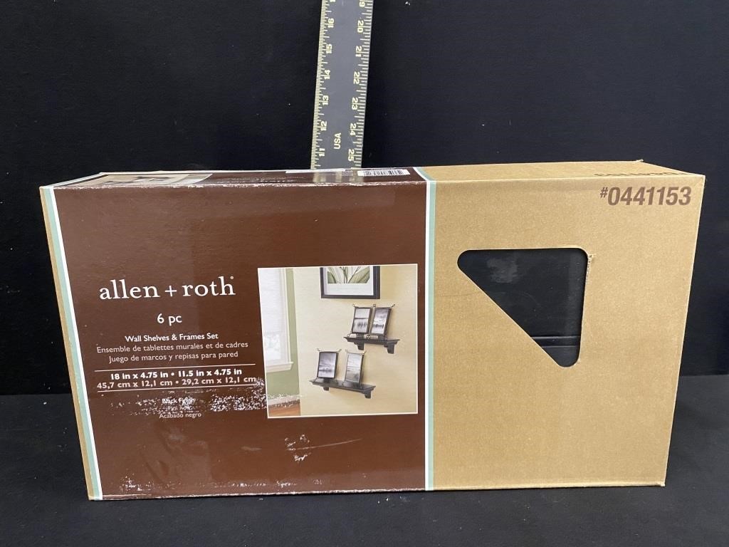 Allen & Roth 6 Piece Wall Shelf Kit